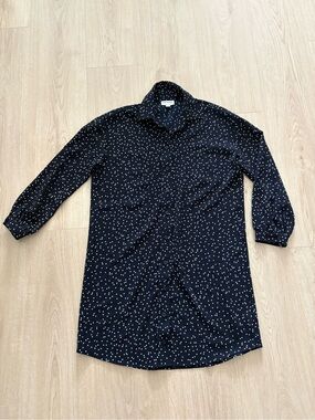 Frank and Oak Polka Dot Shirt Dress